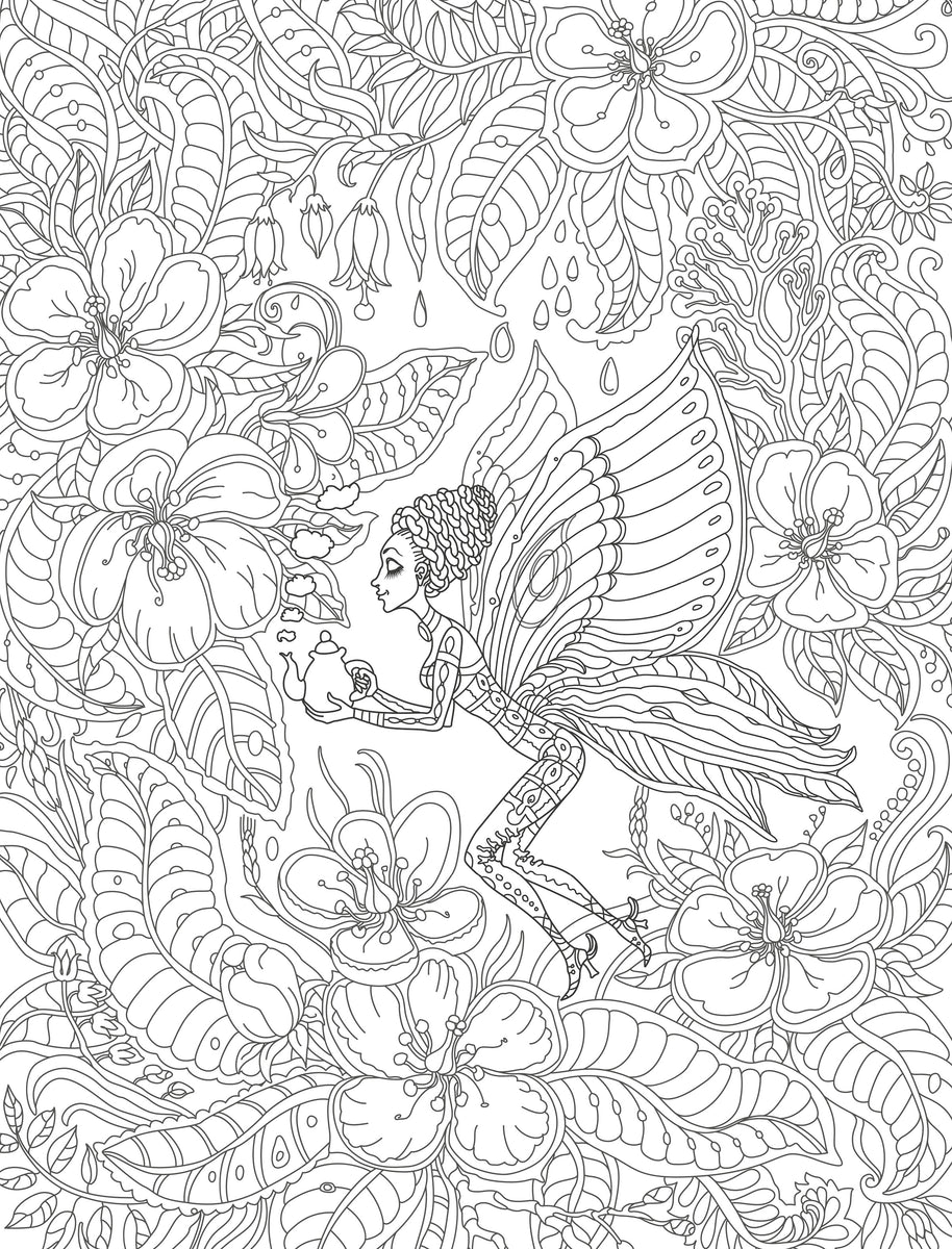 Mystical World Spiral Bound Coloring Book, Explore 30 Captivating Coloring  Pages, Featuring Creatures and Landscapes from a Mystical World from cazoe