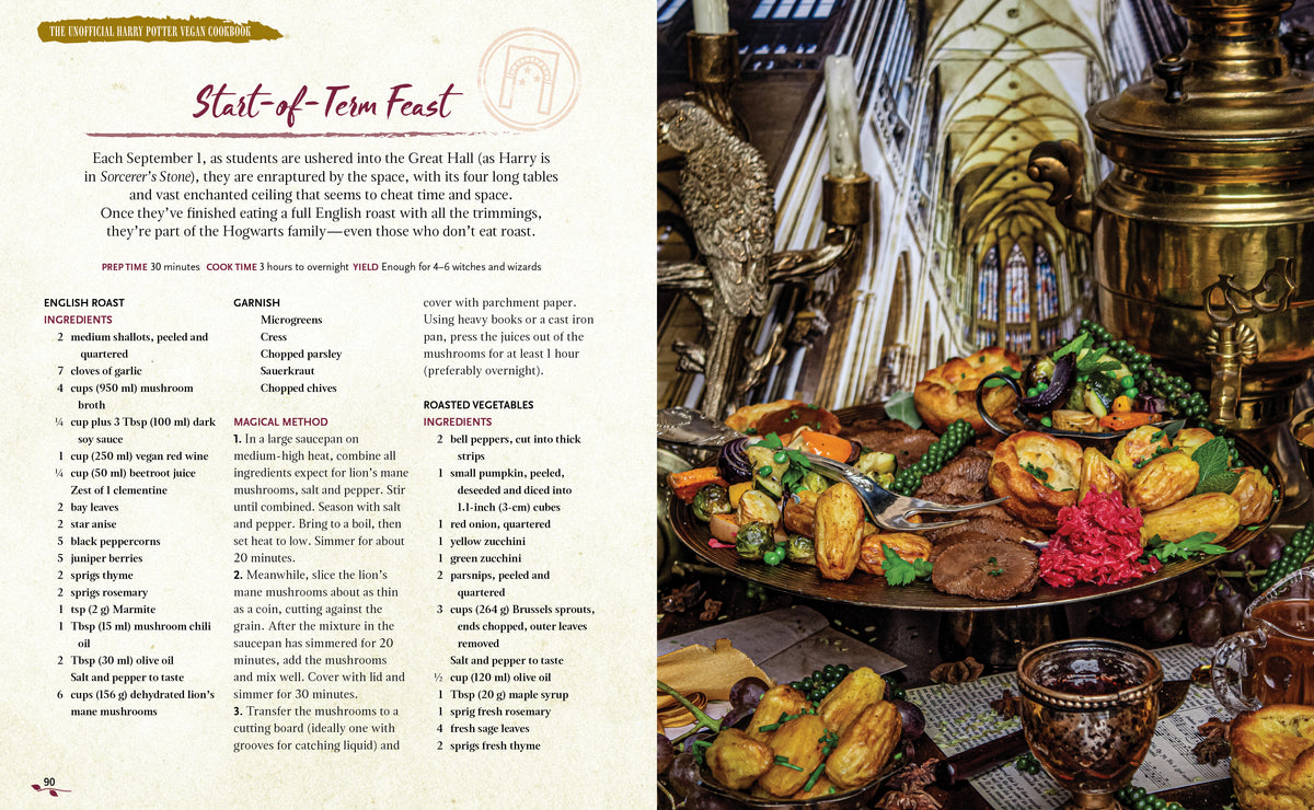 Harry Potter Vegan Cookbook Extraordinary Plant Based Meals That Ta Media Lab Publishing 2347