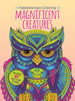 Coloring Magnificent Creatures Owl Digest Cover