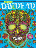 Adult Coloring Book Day of the Dead Vol. 2 Cover Blue Background