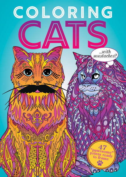 Cats - Coloring with Mustaches