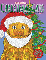 Coloring Christmas Cats, Vol. 4