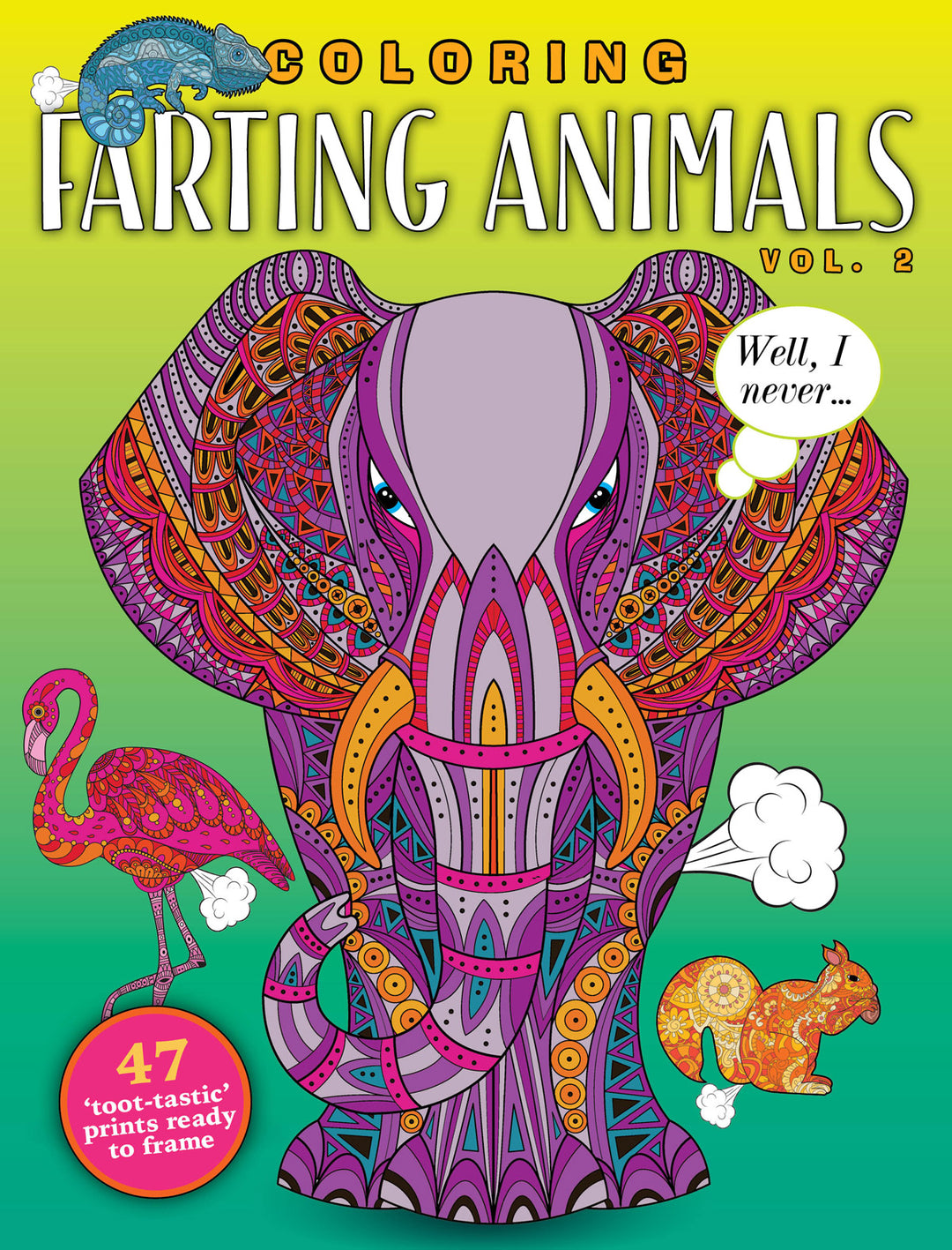 Coloring Farting Animals, Vol. 2 Media Lab Publishing