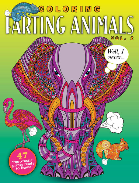Coloring Farting Animals, Vol. 2