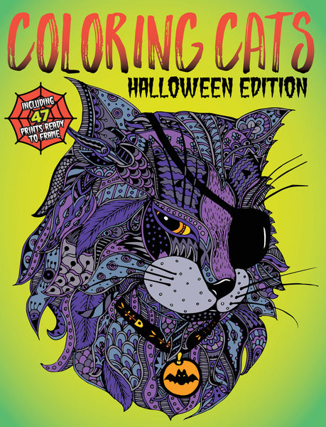 Coloring Cats: Halloween Edition Cover