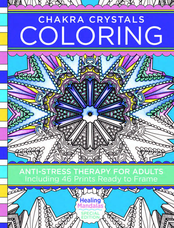 Chakra Crystals Coloring Healing Mandalas Media Lab Publishing