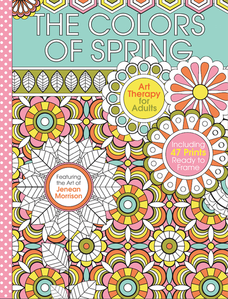 The Colors of Spring: Coloring Art Therapy for Adults
